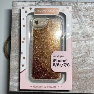Rose Gold Glitter Case for iPhone 6/6s/7/8
